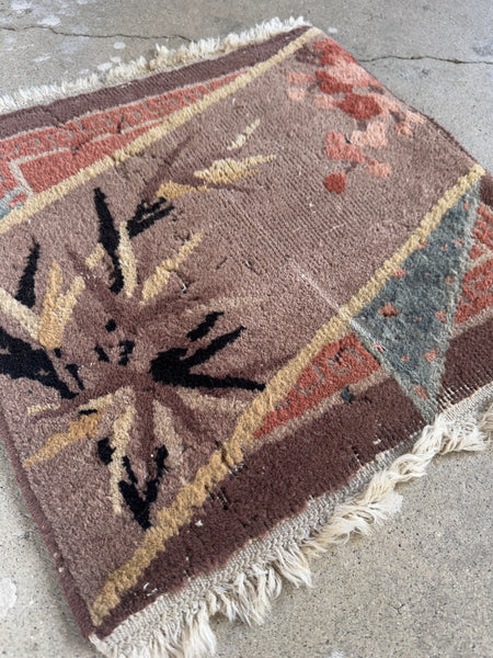 small vintage rug