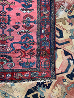 3x6 Persian Hot Pink Persian Malayer Rug #3339