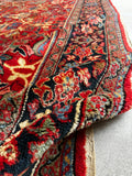 Large Persian Vintage Rug / Antique Persian Mahal 9'5 x 12'4 Rug #3653