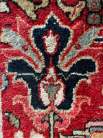 Large Persian Vintage Rug / Antique Persian Mahal 9'5 x 12'4 Rug #3653