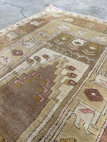 3x5 Neutral Vintage Rug #3384