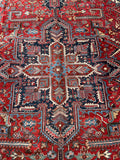 10x18 Full Pile Tribal Persian Heriz Rug #3403