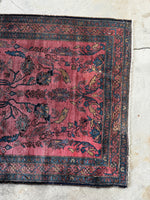 Wide and Long Antique Persian Runner / 4'3 x 15'8 Persian Rug Runner #3674ML