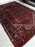 10x14 Tribal Antique Persian Heriz Rug #3668