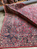 9x12 Persian Sarouk Rug #3344