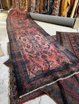 Wide and Long Antique Persian Runner / 4'3 x 15'8 Persian Rug Runner #3674ML