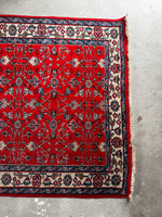 4x7 vintage wool area rug