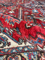 10x18 Full Pile Tribal Persian Heriz Rug #3403