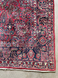 9x12 Persian Sarouk Rug #3344