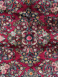 vintage floral rug