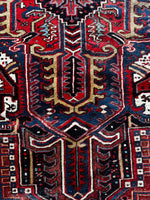 10x14 Tribal Antique Persian Heriz Rug #3668