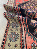 4x6 Coral Persian Kurdish Rug #3360