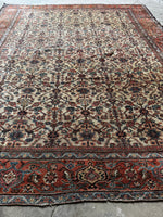 vintage handwoven Persian rug