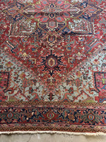 large vintage Persian area rug