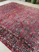 9x12 Persian Sarouk Rug #3344