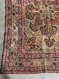 Large Square Persian Rug / 9x9 Antique Persian Lavar Rug #3591ML