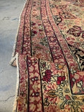 Large Square Persian Rug / 9x9 Antique Persian Lavar Rug #3591ML