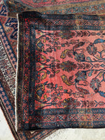 Wide and Long Antique Persian Runner / 4'3 x 15'8 Persian Rug Runner #3674ML