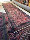 Wide and Long Antique Persian Runner / 4'3 x 15'8 Persian Rug Runner #3674ML