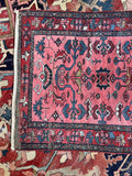 3x6 Persian Hot Pink Persian Malayer Rug #3339