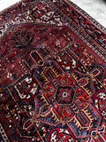 10x14 Tribal Antique Persian Heriz Rug #3668