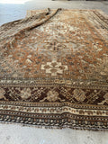 Antique Neutral Persian Rug / 5'5 x 8'3 Rug #3566