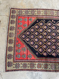 4x6 Coral Persian Kurdish Rug #3360