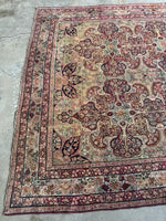 Large Square Persian Rug / 9x9 Antique Persian Lavar Rug #3591ML