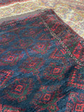 Small Persian Vintage Rug / 1'6 x 2'4 Baluch Scatter Rug #3389