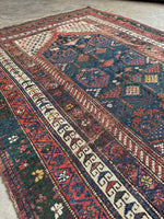 6x8 Tribal Worn Persian Rug #3459ML