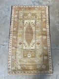 3x5 Neutral Vintage Rug #3384