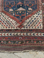 6x8 Tribal Worn Persian Rug #3459ML