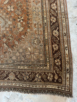 Antique Neutral Persian Rug / 5'5 x 8'3 Rug #3566