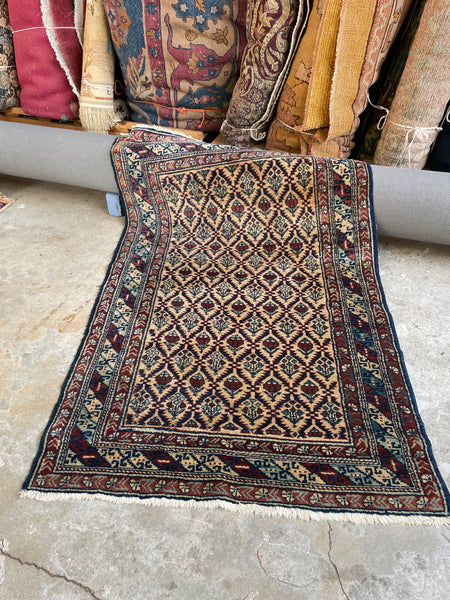 3x5 Antique Persian Rug #3138