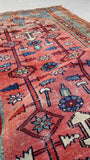 6’1 x 7’10 Antique Persian Mission Malayer - Blue Parakeet Rugs