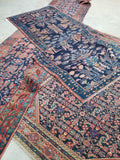 5'3 x 6'9 Indigo Blue Antique Rug #15081 - Blue Parakeet Rugs