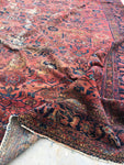 10'4 x 16'8 Oversize Antique Rug / Large Antique Rug / Antique Malayer - Blue Parakeet Rugs