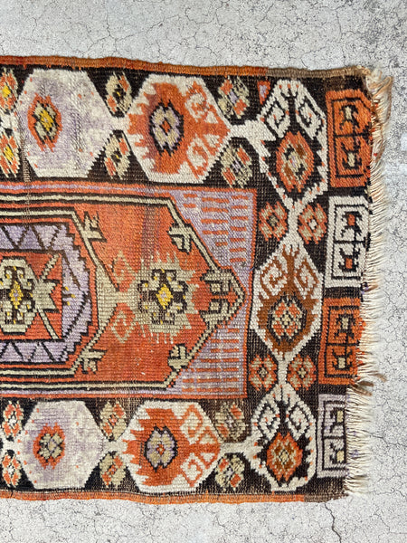 Vintage Turkish Scatter Rug