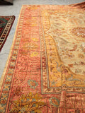 10' x 12'6 Mid 19th Century Turkish Rug - Blue Parakeet Rugs