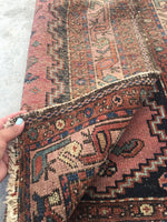 2'7 x 3'9 Antique Persian Malayer - Blue Parakeet Rugs