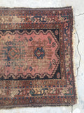 2'7 x 3'9 Antique Persian Malayer - Blue Parakeet Rugs