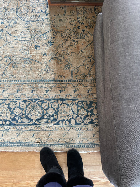10'4 x 13'4 Antique muted Mashhad rug #2150 / 10x13 Vintage Rug