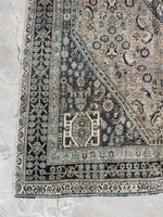 5'6 x 8'4 Antique Persian Shiraz Rug #2755 - Blue Parakeet Rugs