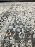 5'6 x 8'4 Antique Persian Shiraz Rug #2755 - Blue Parakeet Rugs