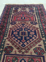 2'3 x 4'3 Antique Turkish Rug (#734) - Blue Parakeet Rugs