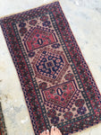 2'3 x 4'3 Antique Turkish Rug (#734) - Blue Parakeet Rugs