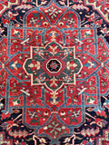 9'7 x 13'8 Antique oversize tribal rug #2090 / 10x14 Vintage Rug - Blue Parakeet Rugs