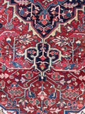 9'7 x 13'8 Antique oversize tribal rug #2090 / 10x14 Vintage Rug - Blue Parakeet Rugs