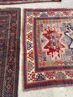 5’6 x 7’1 Antique Kazak Rug (#1387ML) - Blue Parakeet Rugs