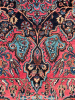 11' x 15'5 Antique Palatial Persian rug #2652ML - Blue Parakeet Rugs